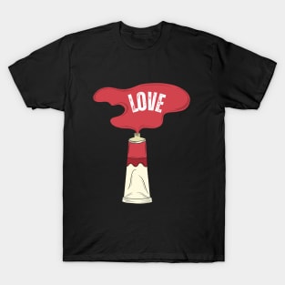 In February We Wear Red, February in Love T-Shirt